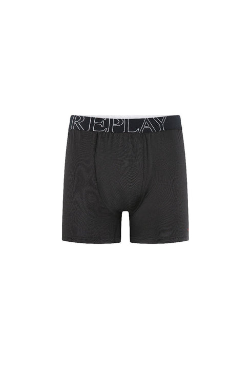 Replay 3 Pack Boxer מארז שלישיית בוקסרים שחורים ריפליי